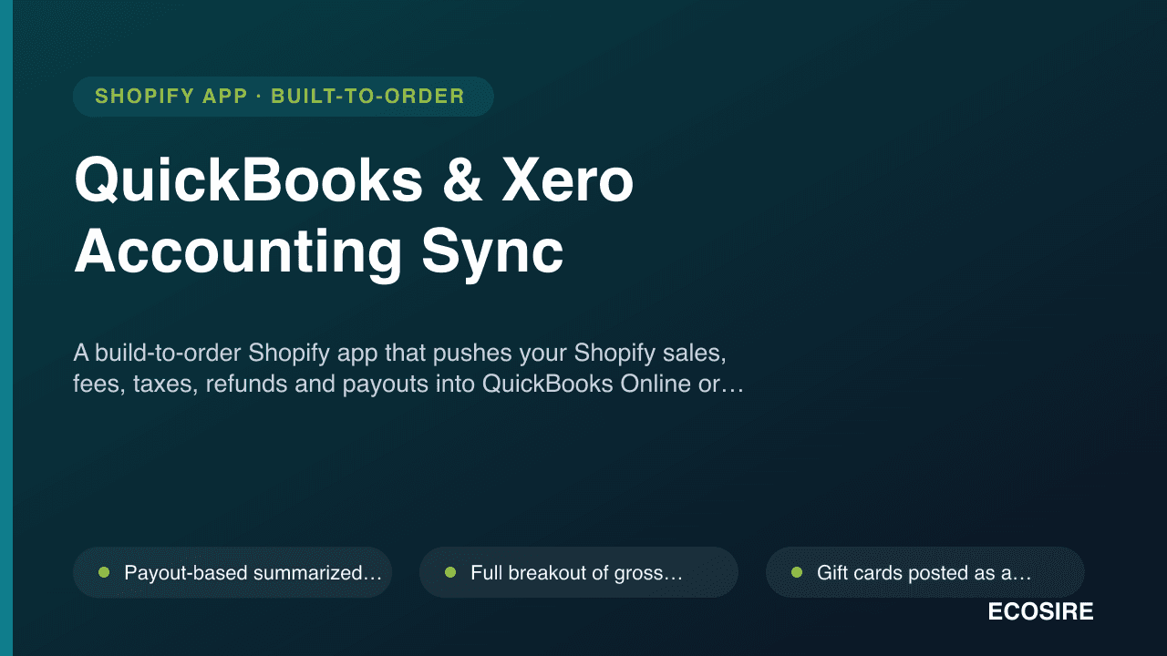 QuickBooks & Xero Accounting Sync