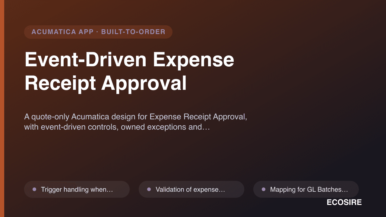 Event-Driven Expense Receipt Approval