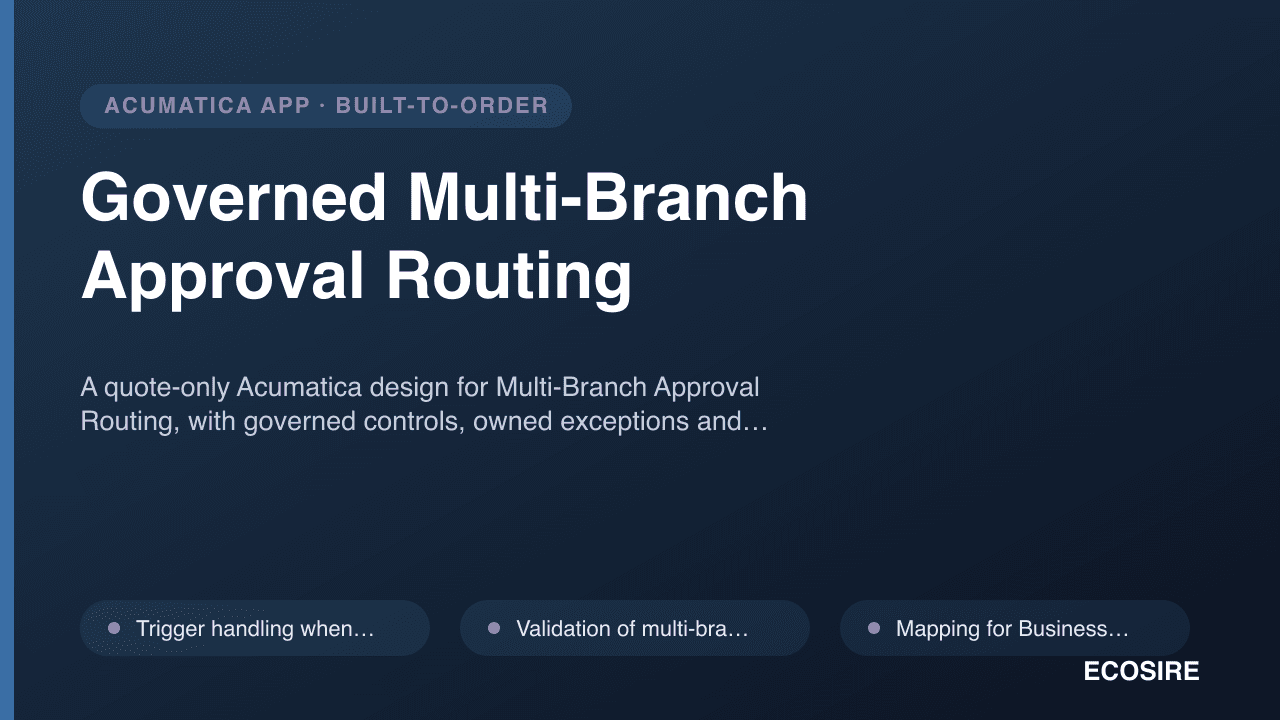 Governed Multi-Branch Approval Routing