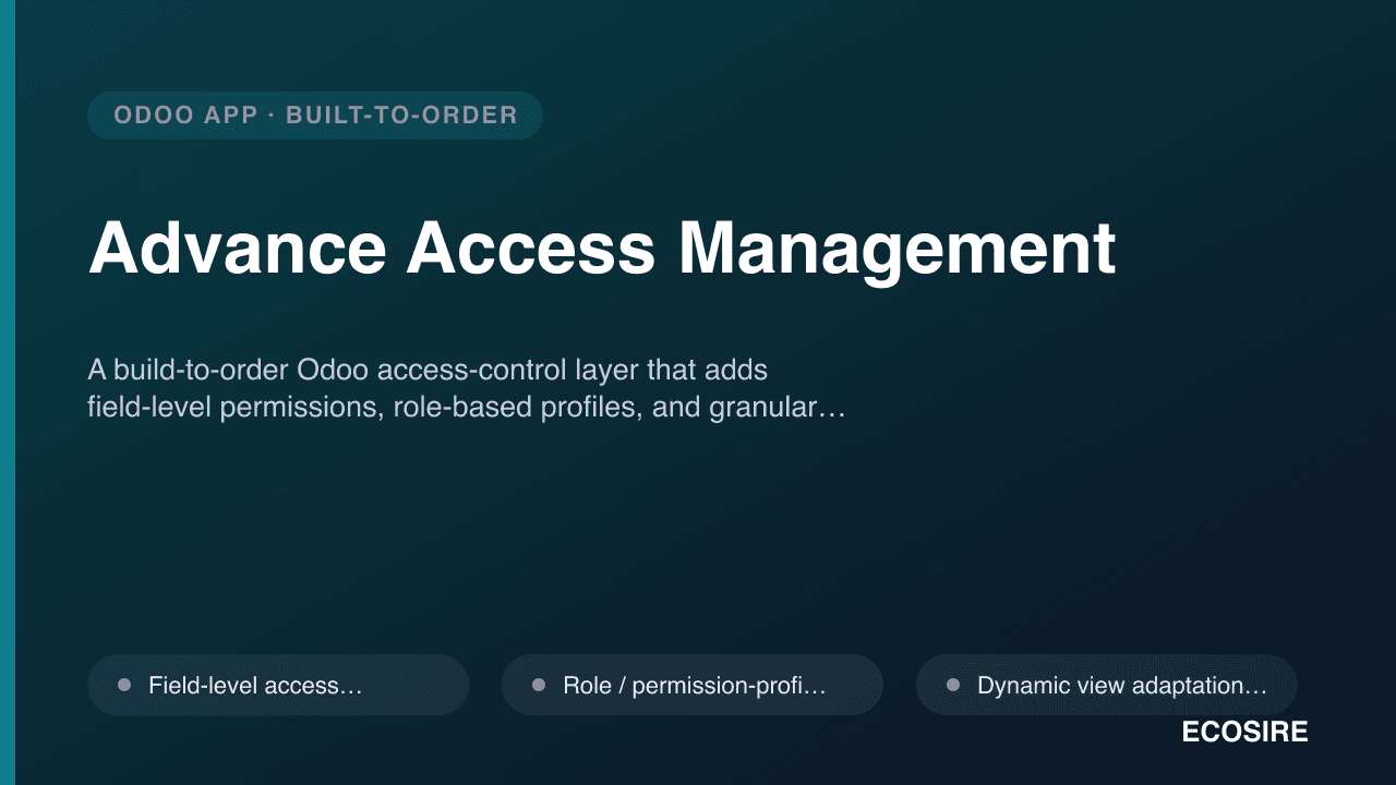Advance Access Management