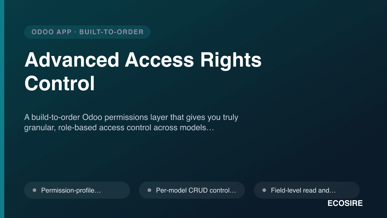 Advanced Access Rights Control