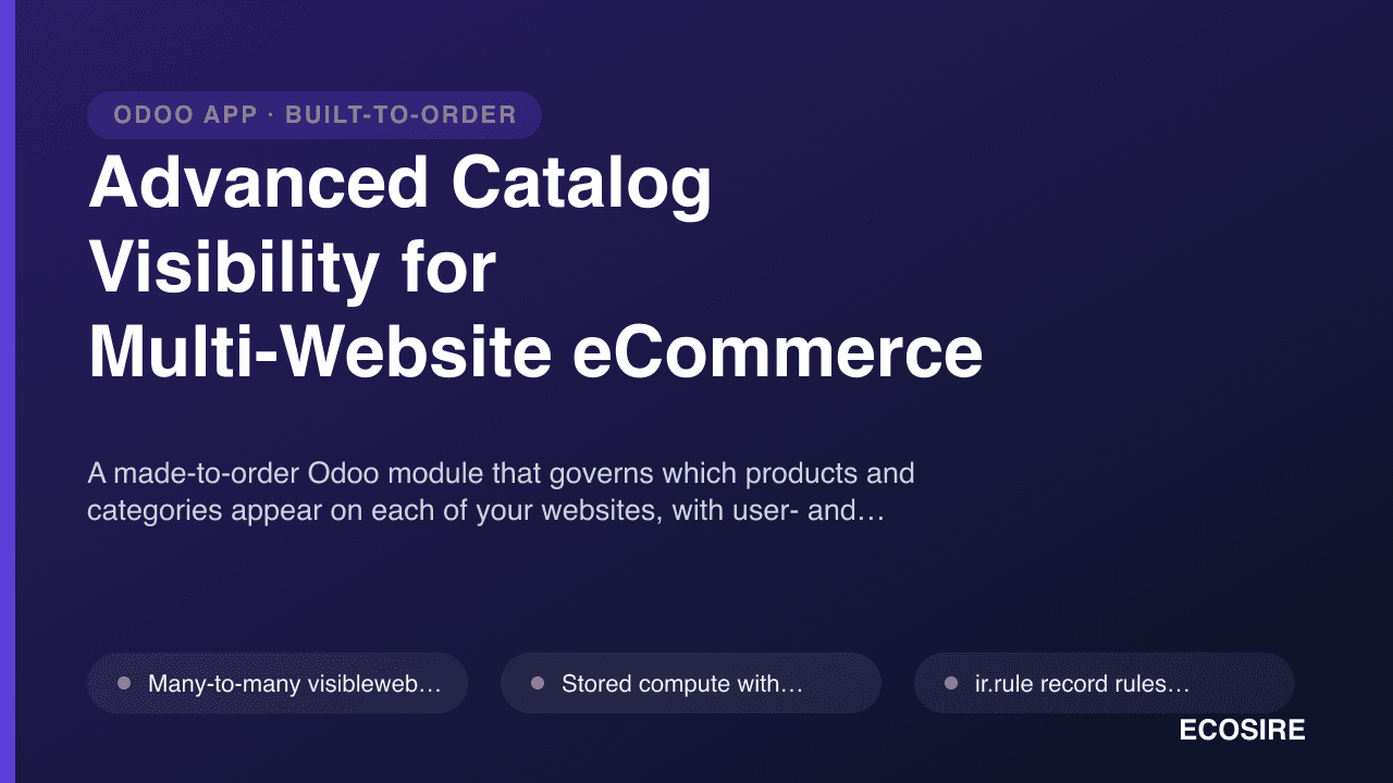 Advanced Catalog Visibility for Multi-Website eCommerce