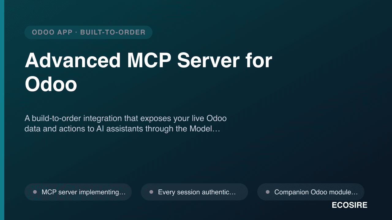 Advanced MCP Server for Odoo