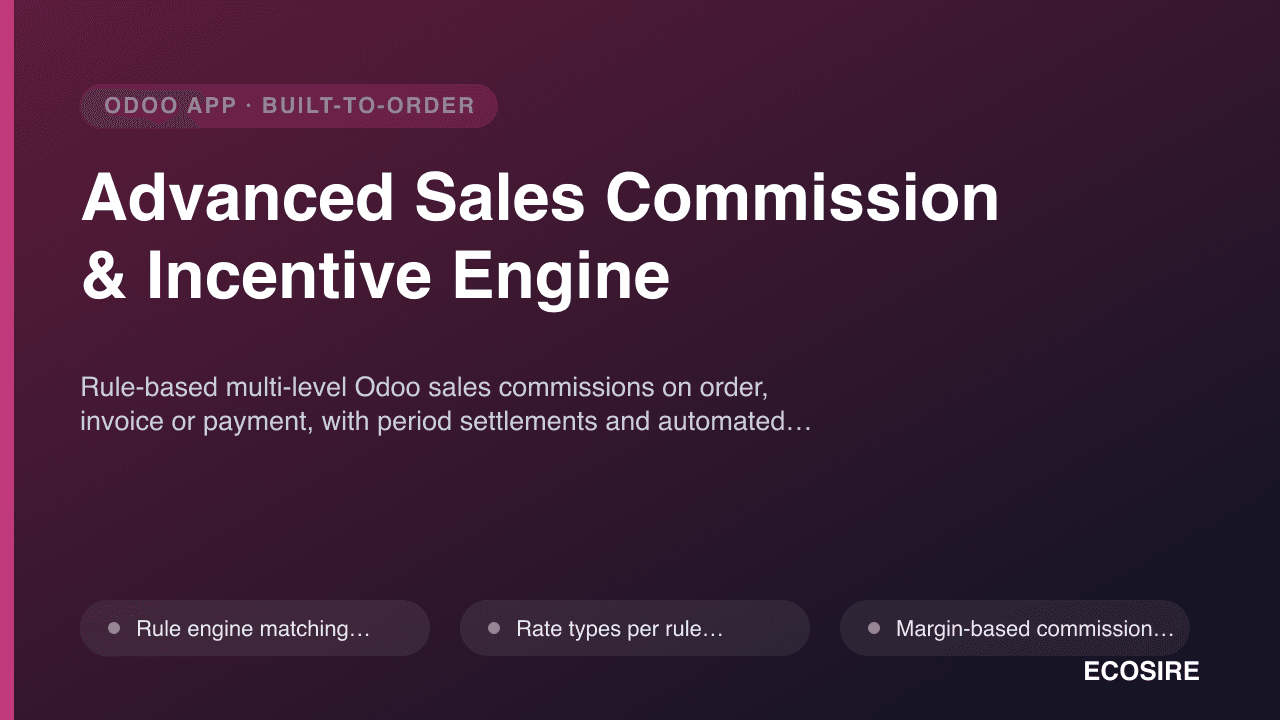 Advanced Sales Commission & Incentive Engine