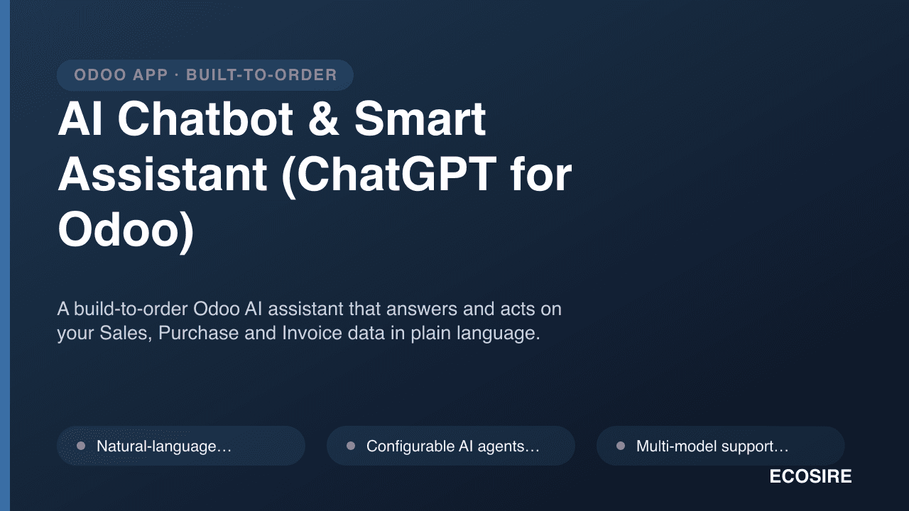 AI Chatbot & Smart Assistant (ChatGPT for Odoo)
