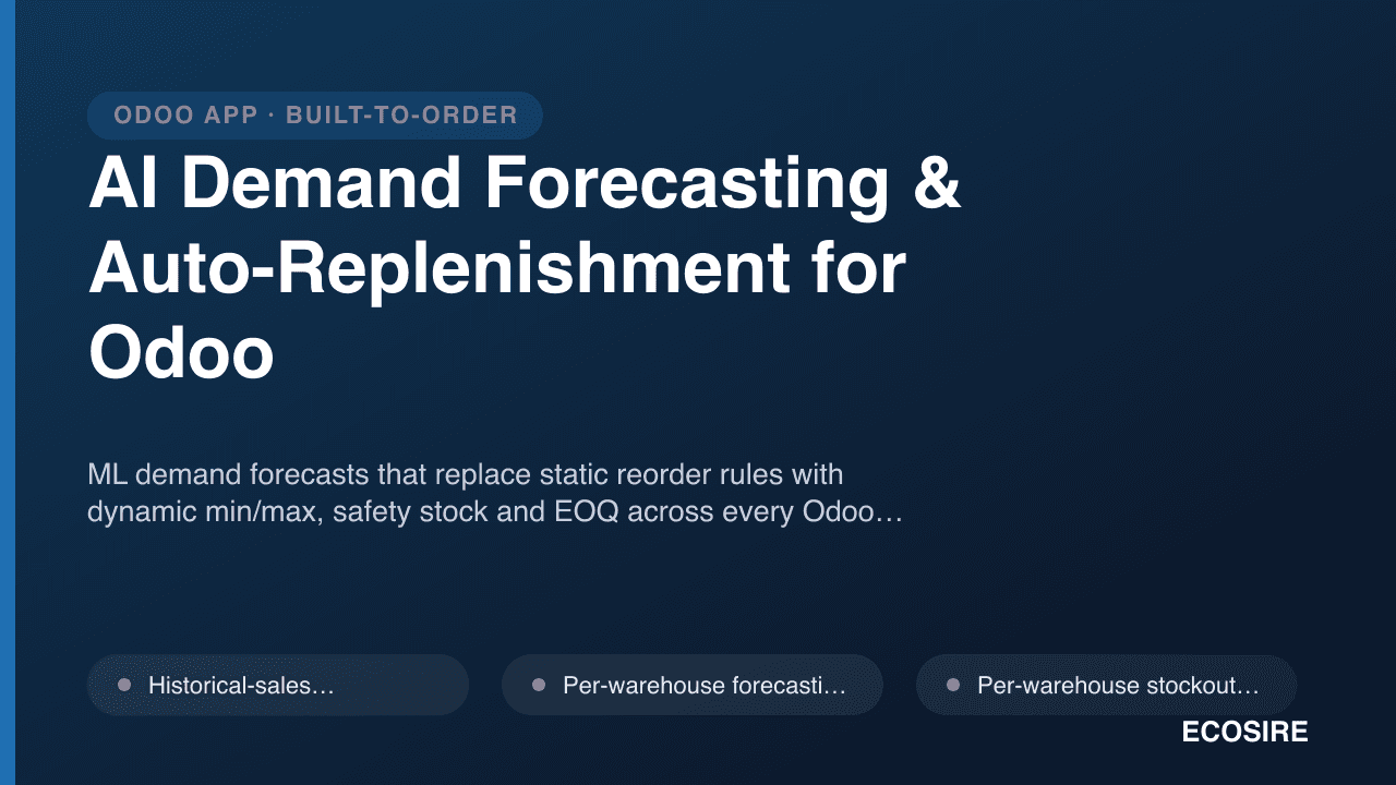 AI Demand Forecasting & Auto-Replenishment for Odoo