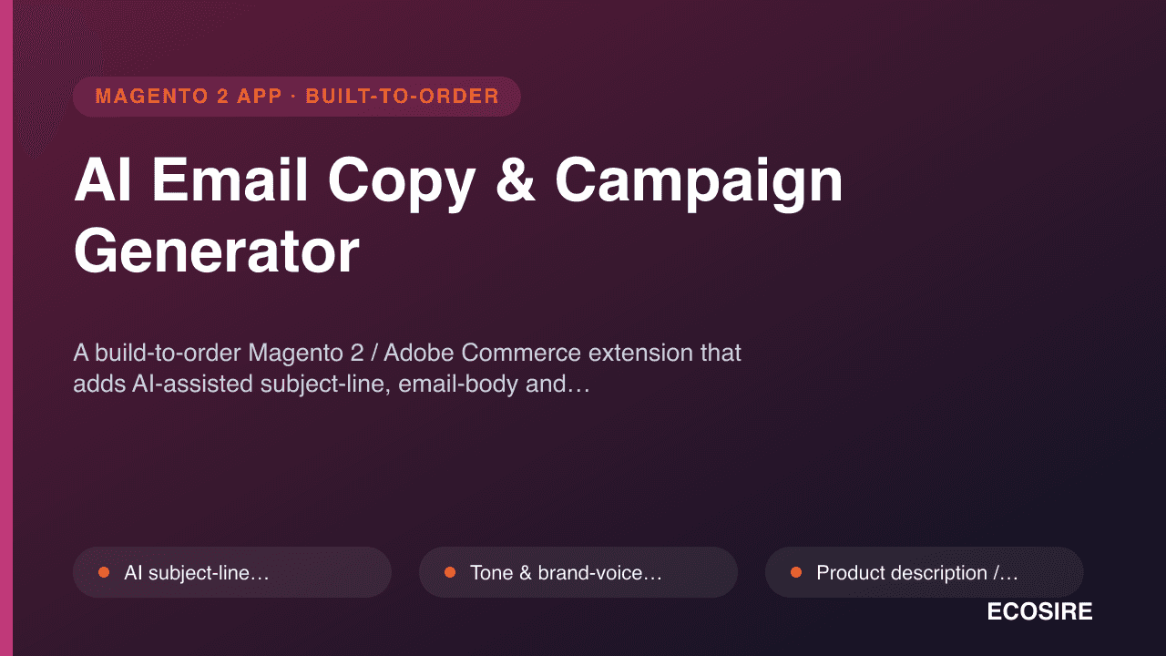 AI Email Copy & Campaign Generator