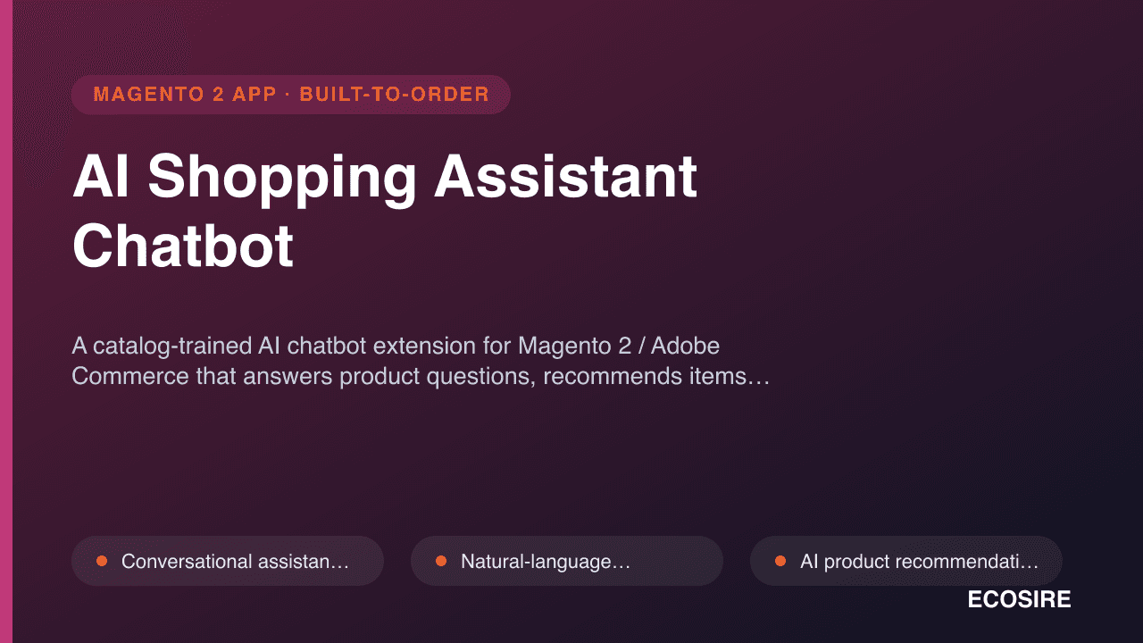 AI Shopping Assistant Chatbot