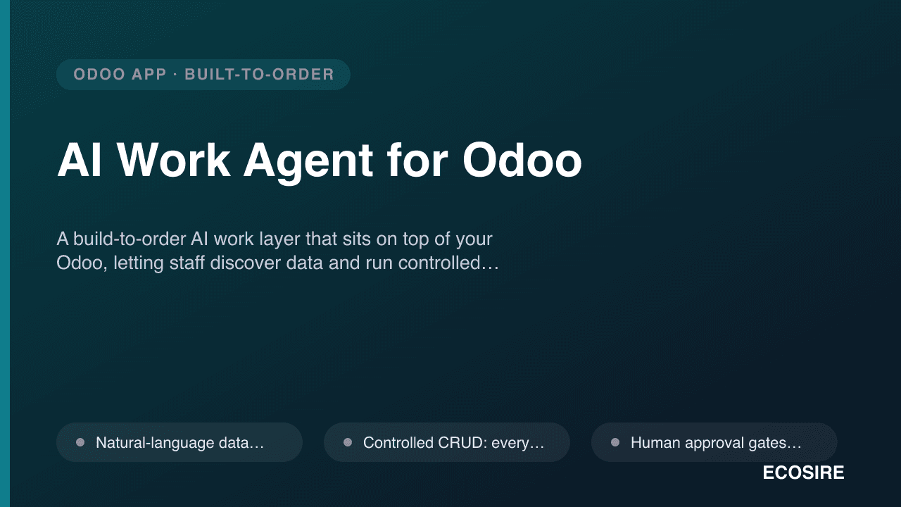 AI Work Agent for Odoo