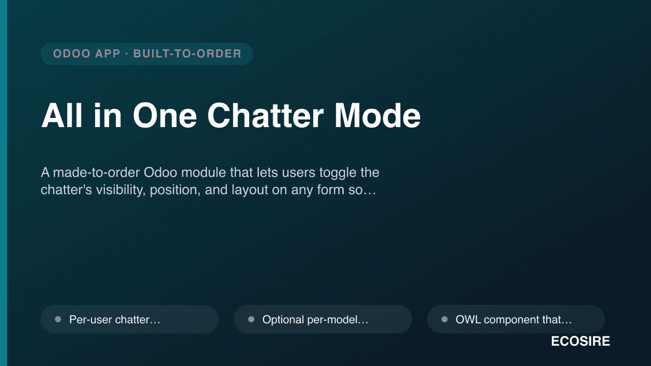 All in One Chatter Mode