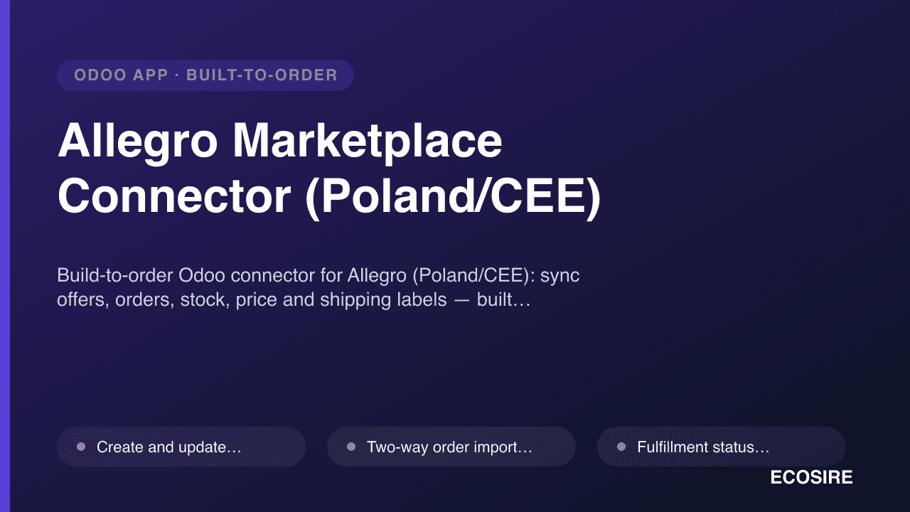 Allegro Marketplace Connector (Poland/CEE)