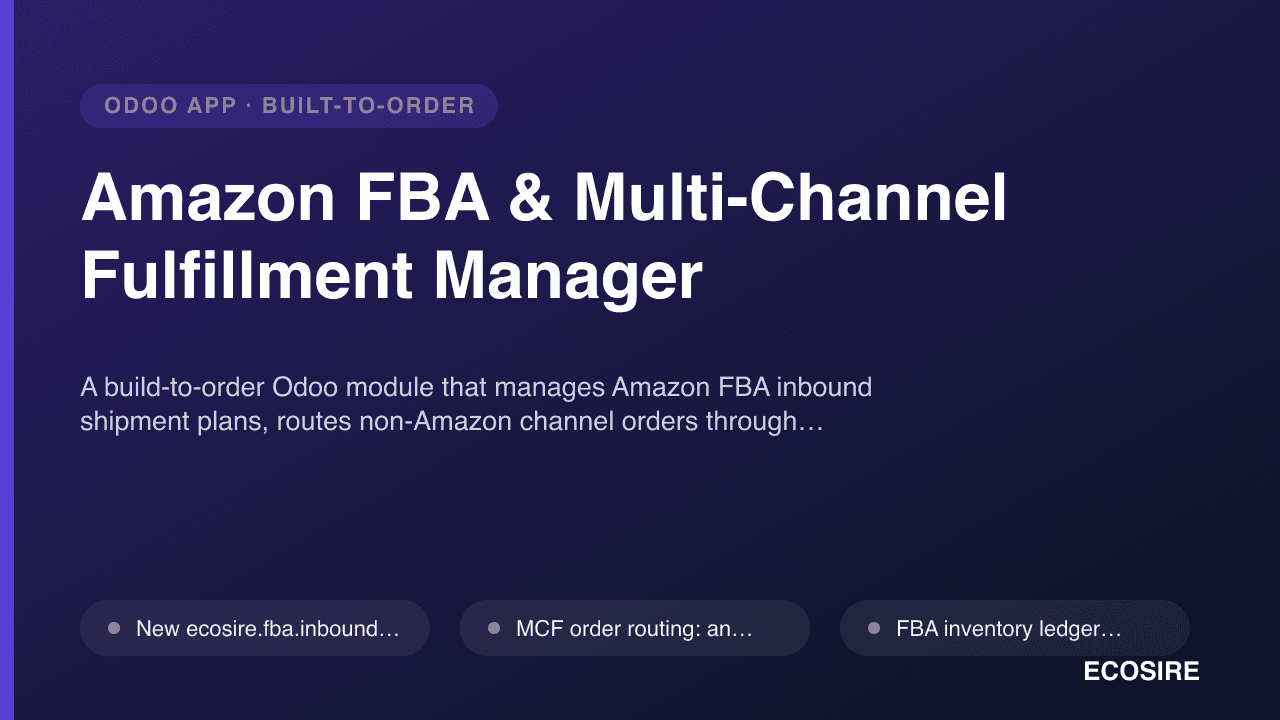 Amazon FBA & Multi-Channel Fulfillment Manager
