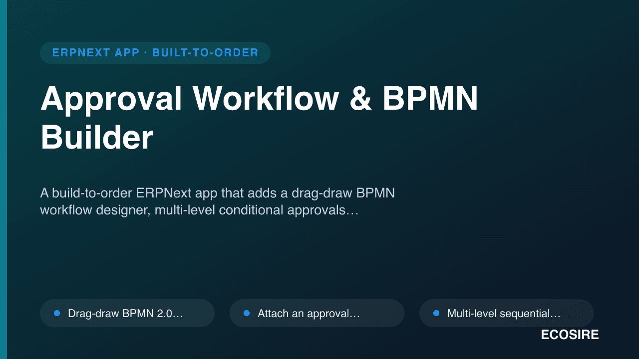 Approval Workflow & BPMN Builder