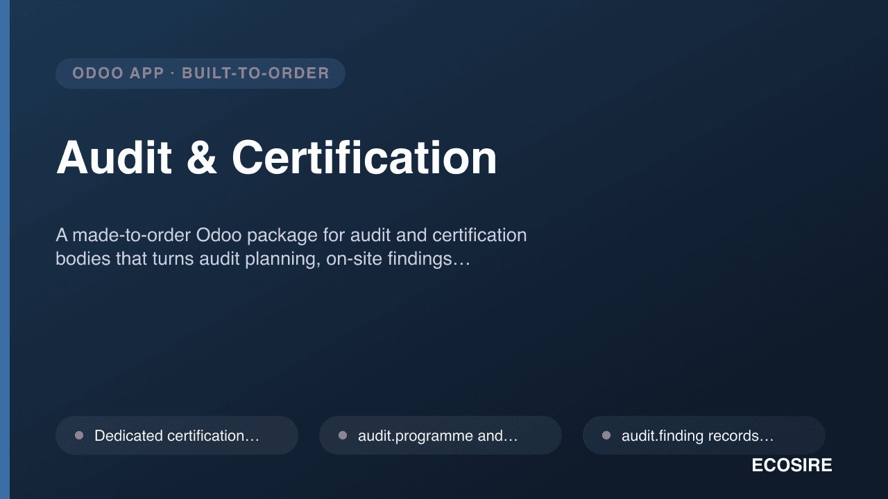 Audit & Certification