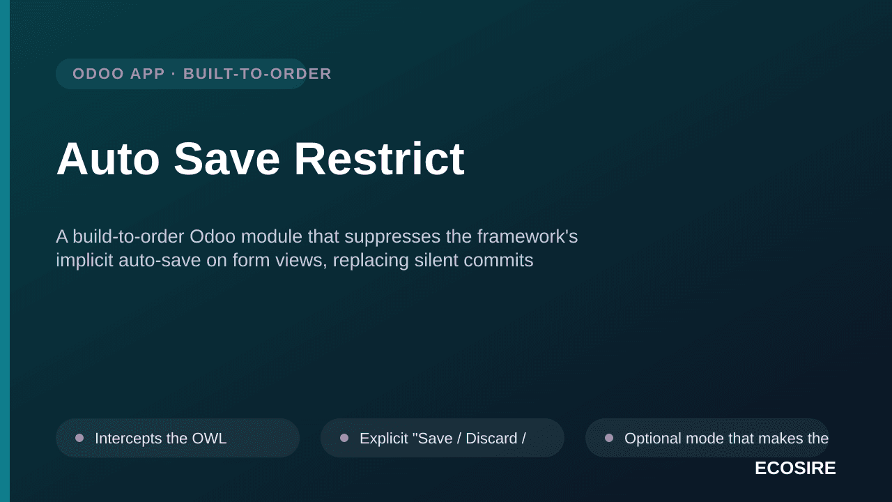 Auto Save Restrict
