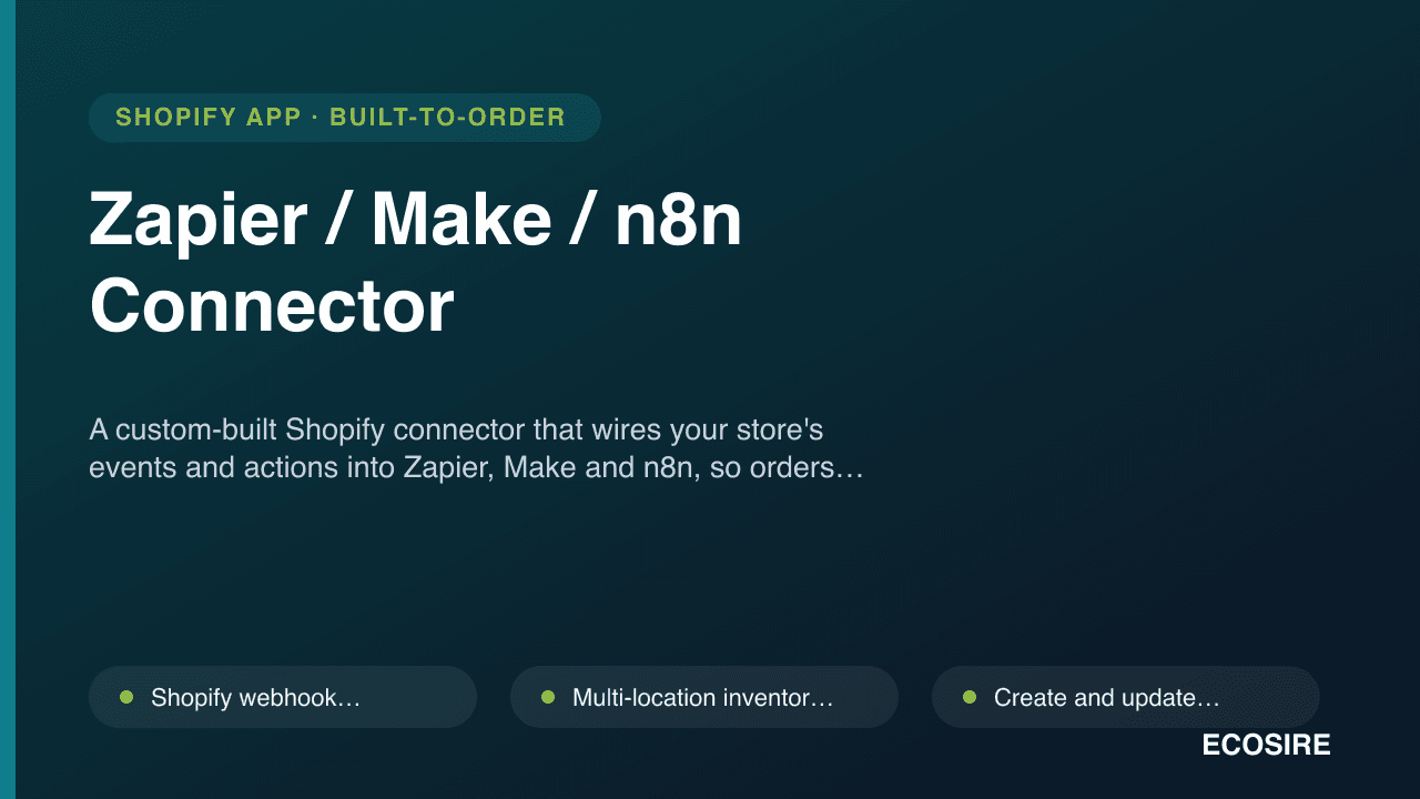 Zapier / Make / n8n Connector