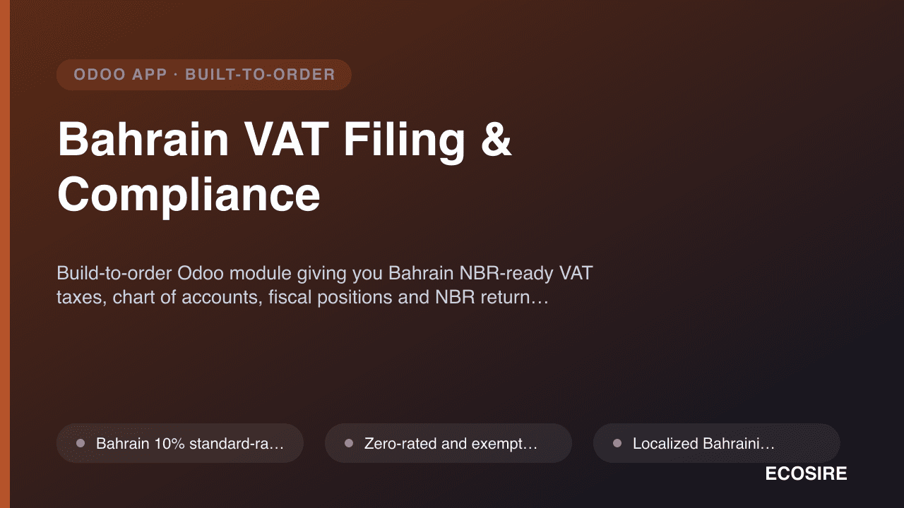 Bahrain VAT Filing & Compliance