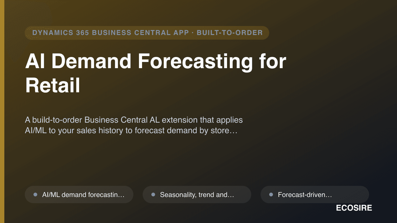 AI Demand Forecasting for Retail