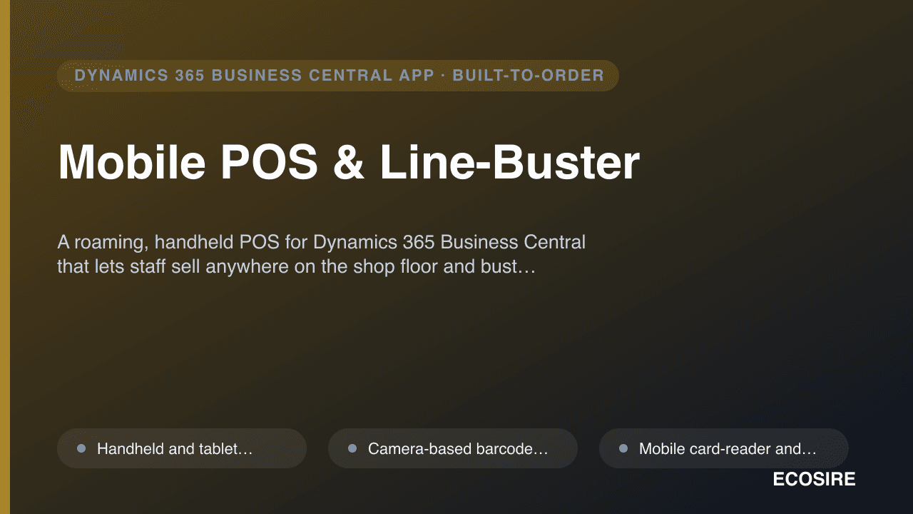 Mobile POS & Line-Buster