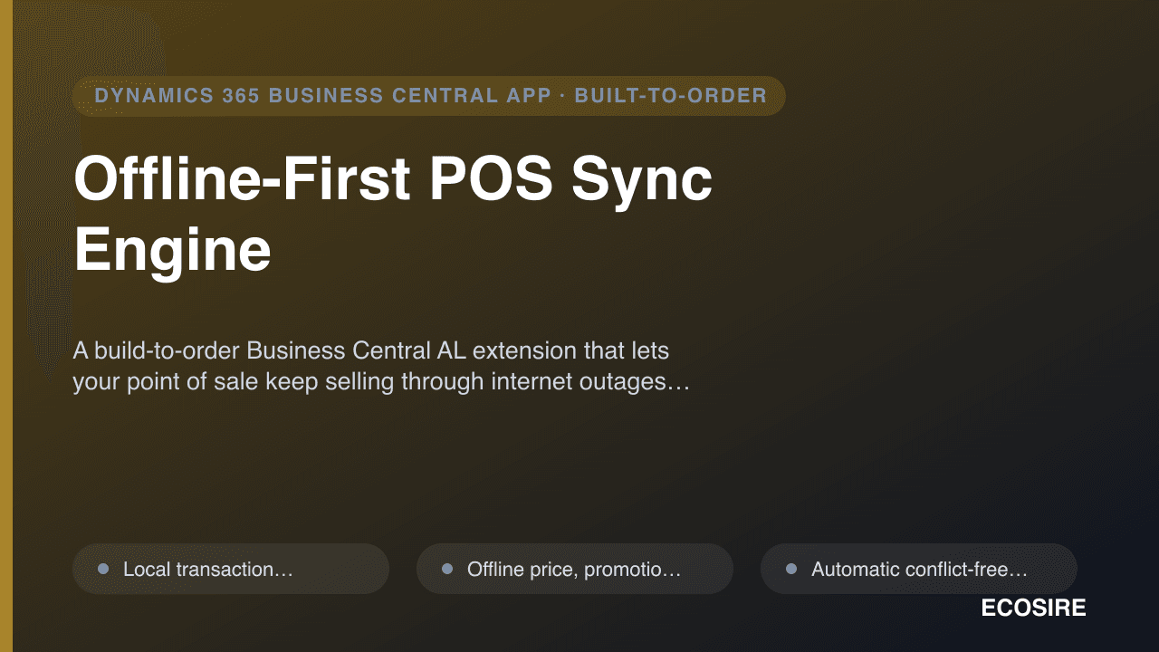 Offline-First POS Sync Engine