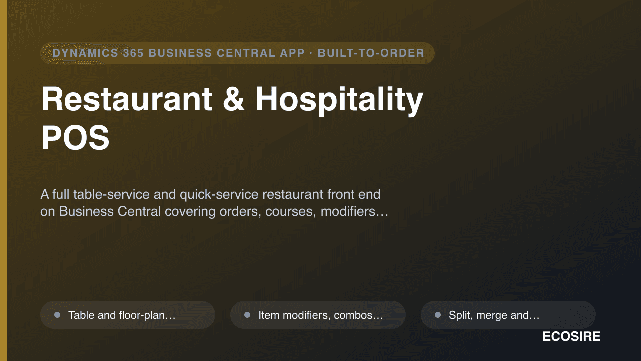 Restaurant & Hospitality POS
