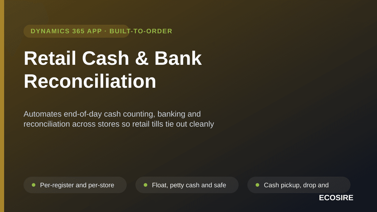 Retail Cash & Bank Reconciliation