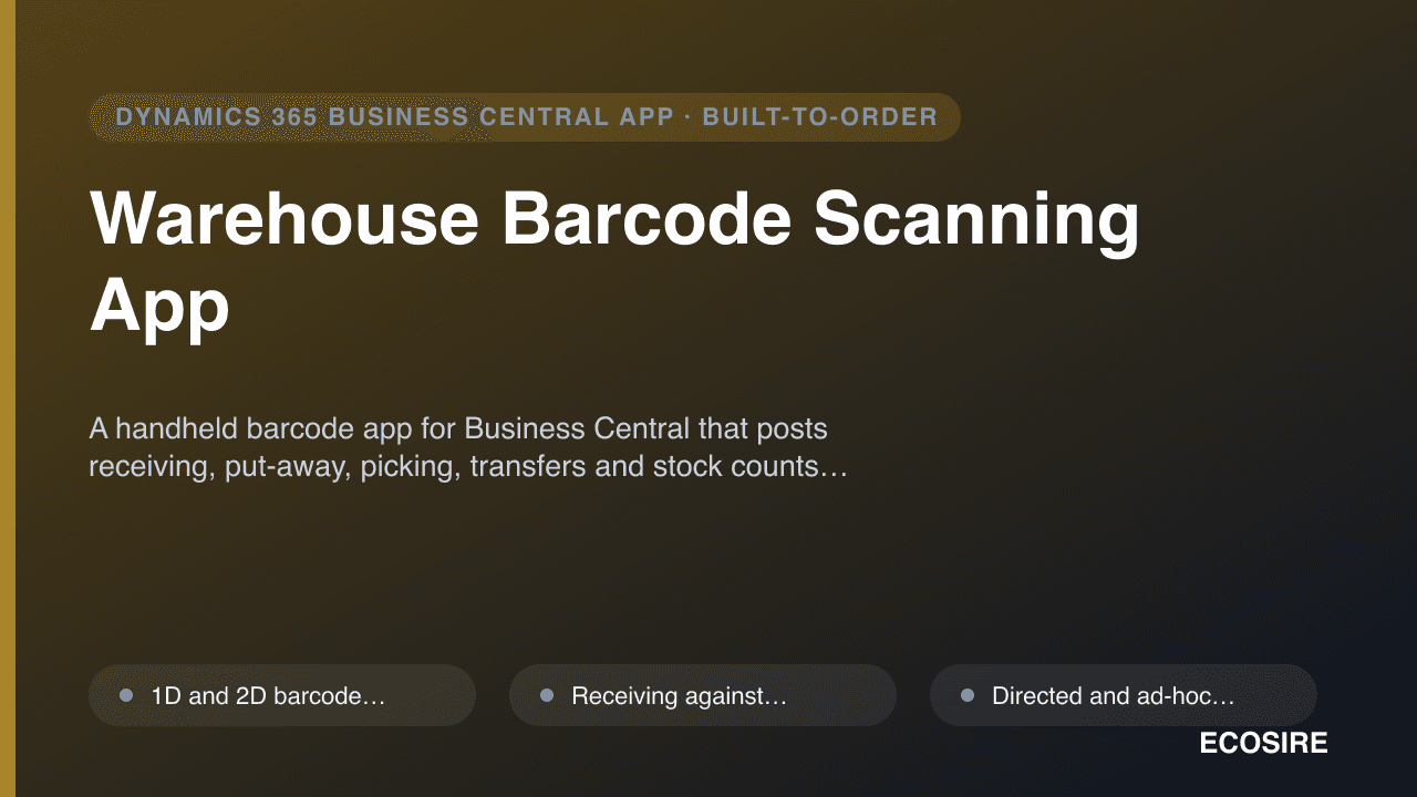 Warehouse Barcode Scanning App