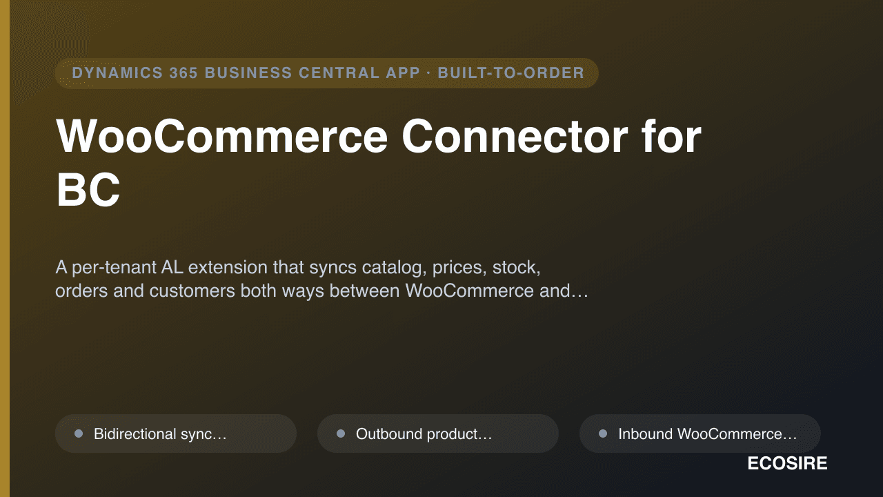 WooCommerce Connector for BC