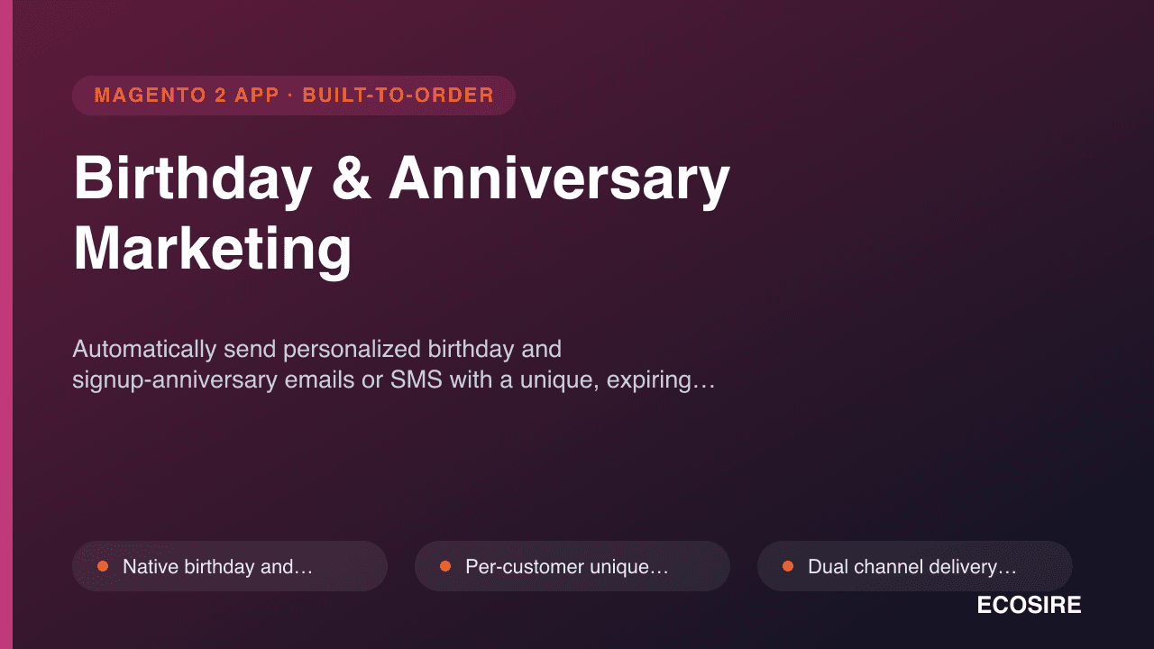 Birthday & Anniversary Marketing