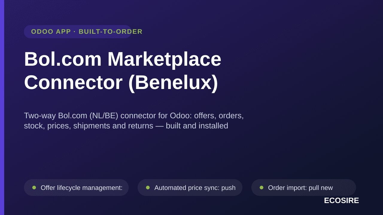 Bol.com Marketplace Connector (Benelux) — Two-way Bol — Image 1 of 3