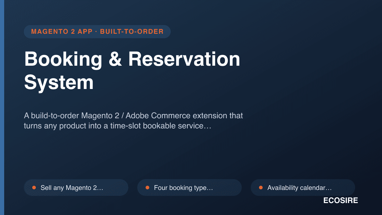 Booking & Reservation System