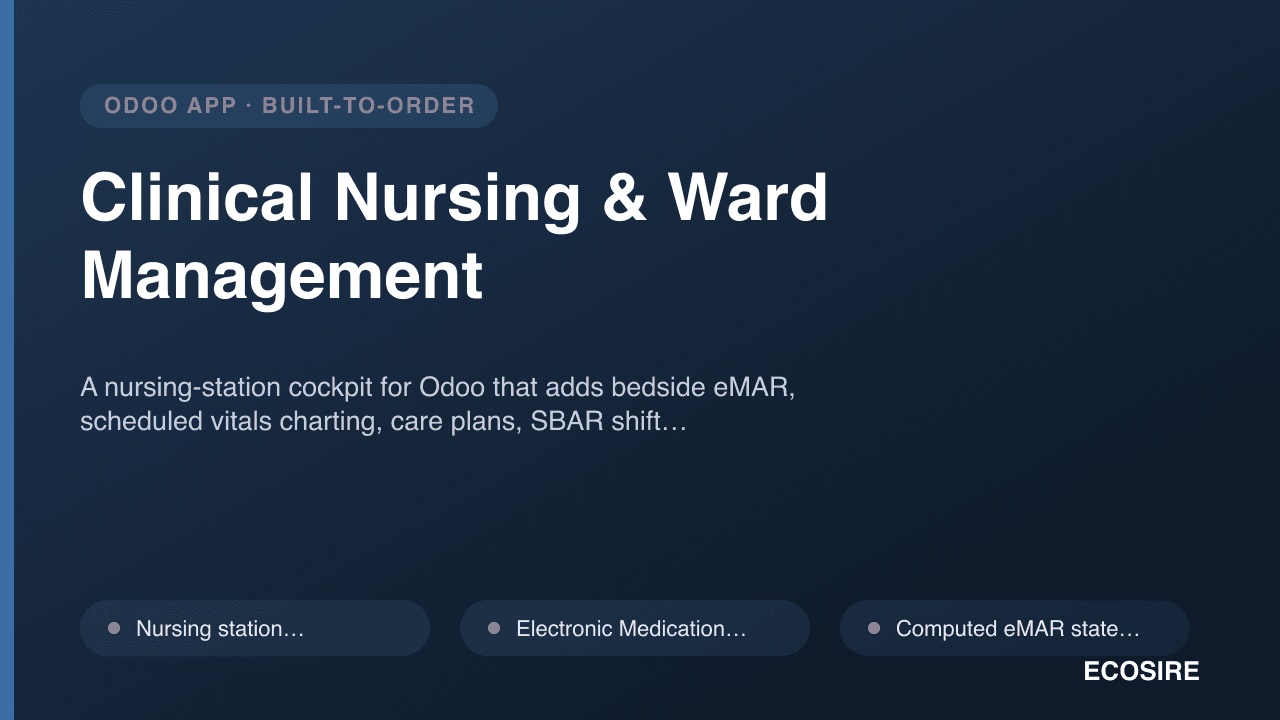 Clinical Nursing & Ward Management