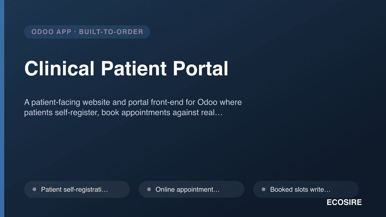 Clinical Patient Portal