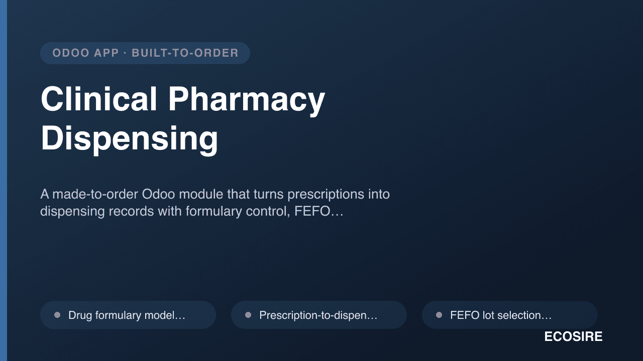 Clinical Pharmacy Dispensing