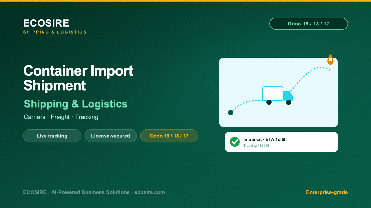 Container & Import Shipment Management