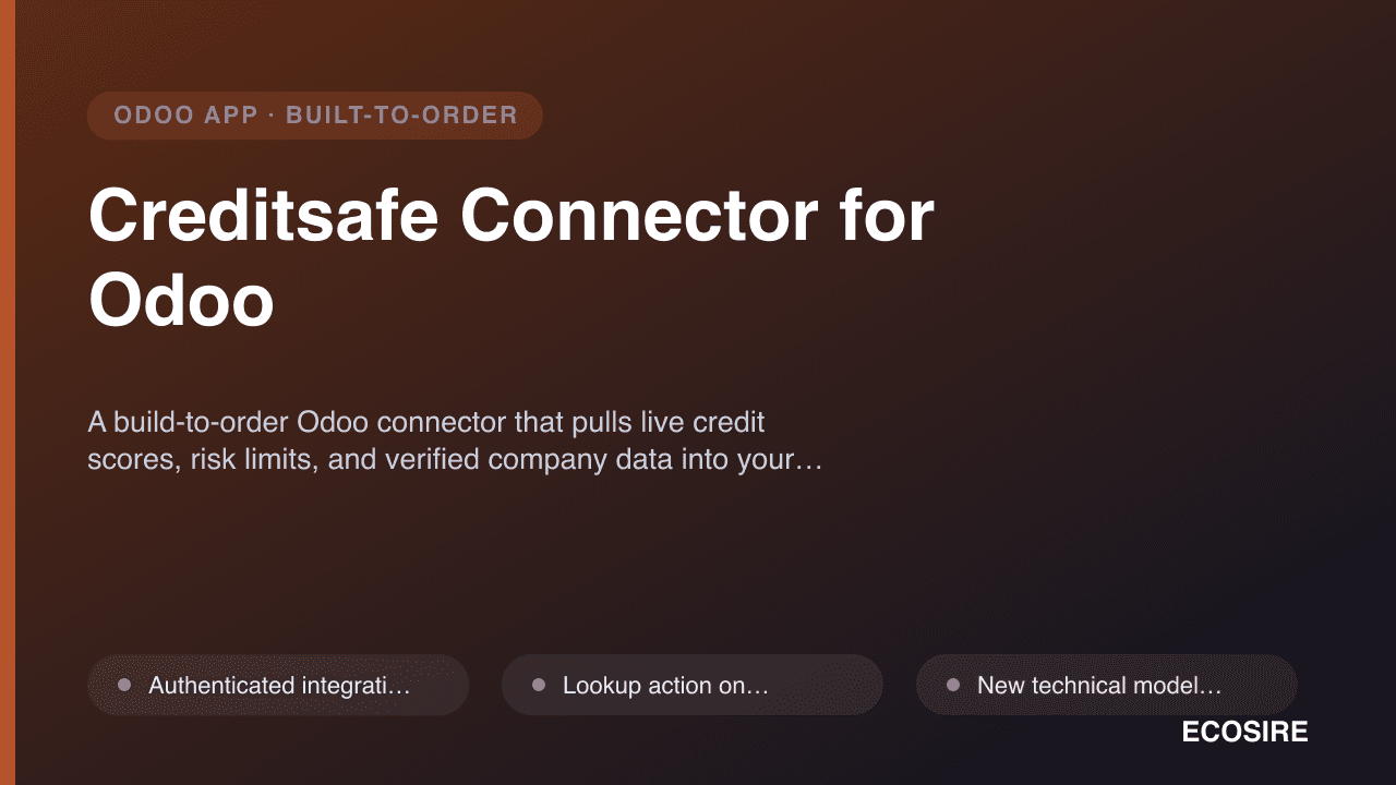 Creditsafe Connector for Odoo