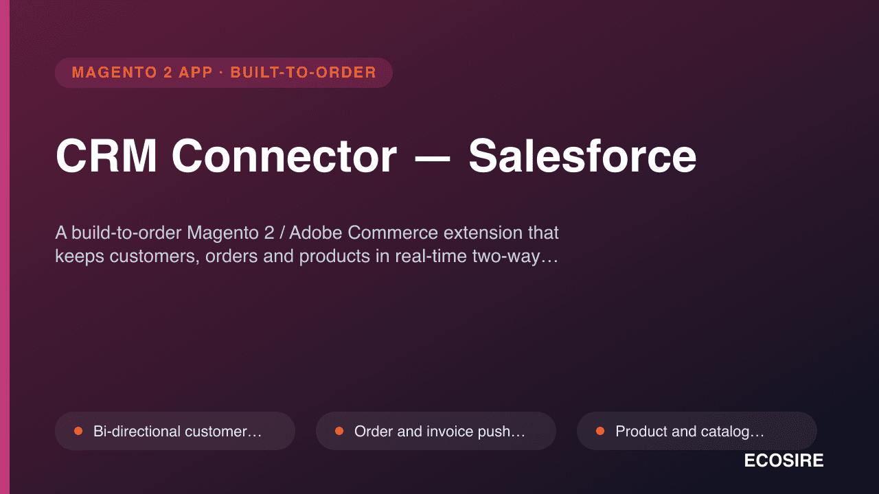 CRM Connector — Salesforce
