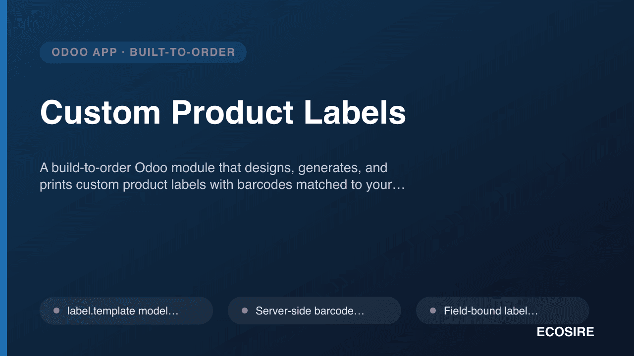Custom Product Labels