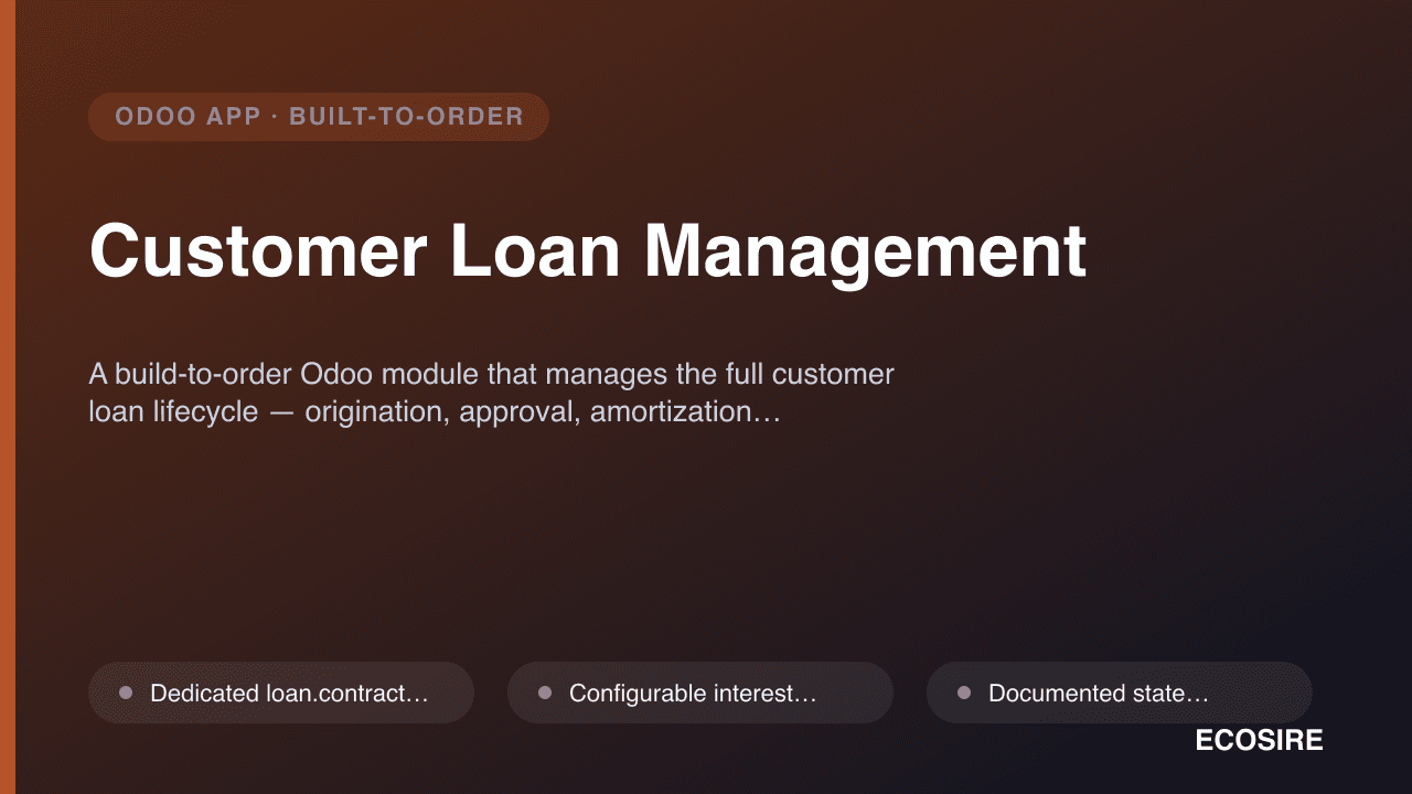 Customer Loan Management