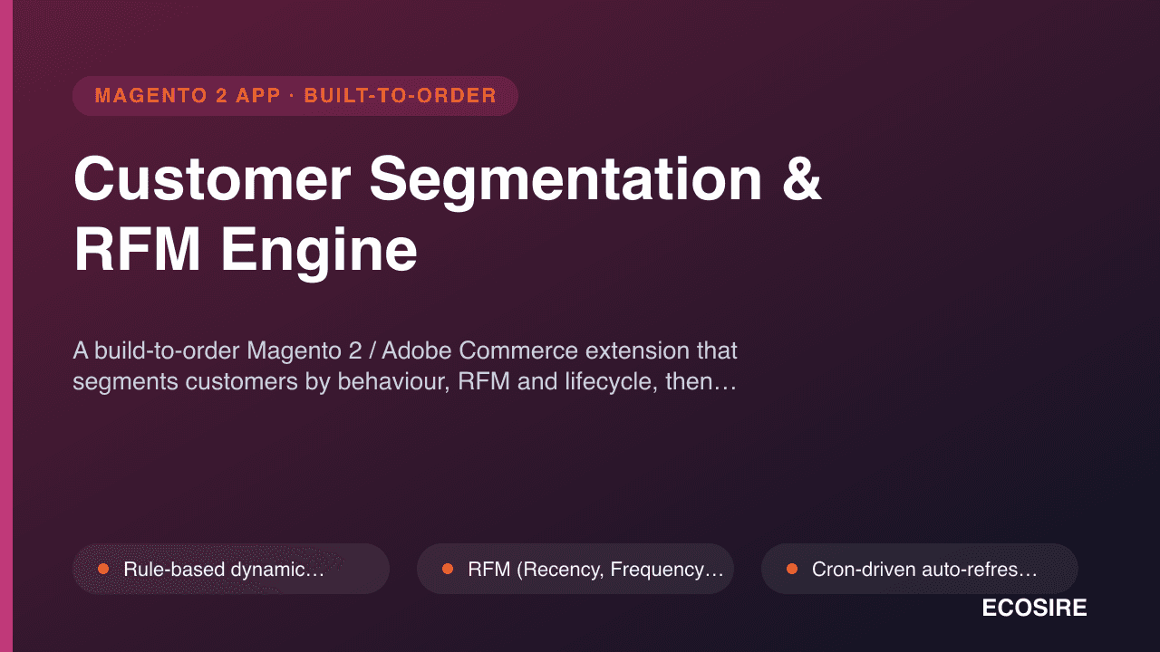 Customer Segmentation & RFM Engine