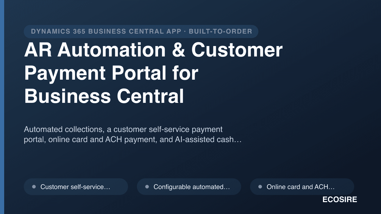 AR Automation & Customer Payment Portal for Business Central