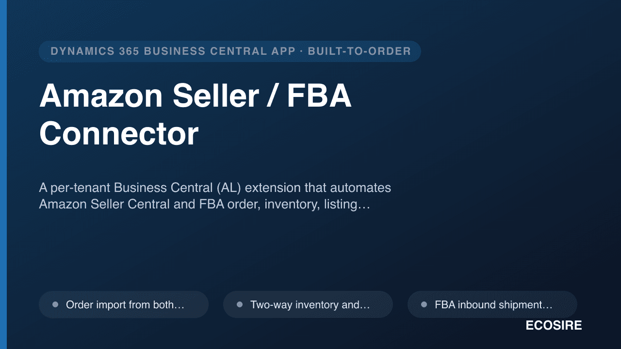 Amazon Seller / FBA Connector