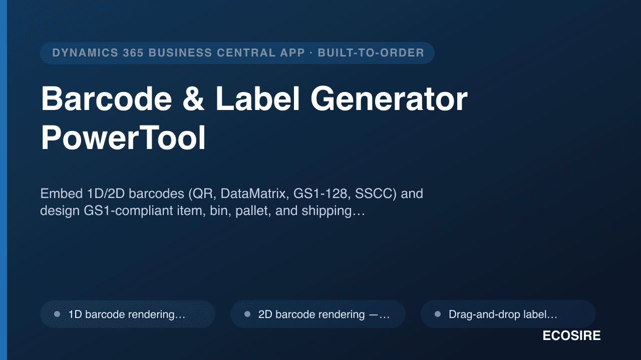 Barcode & Label Generator PowerTool