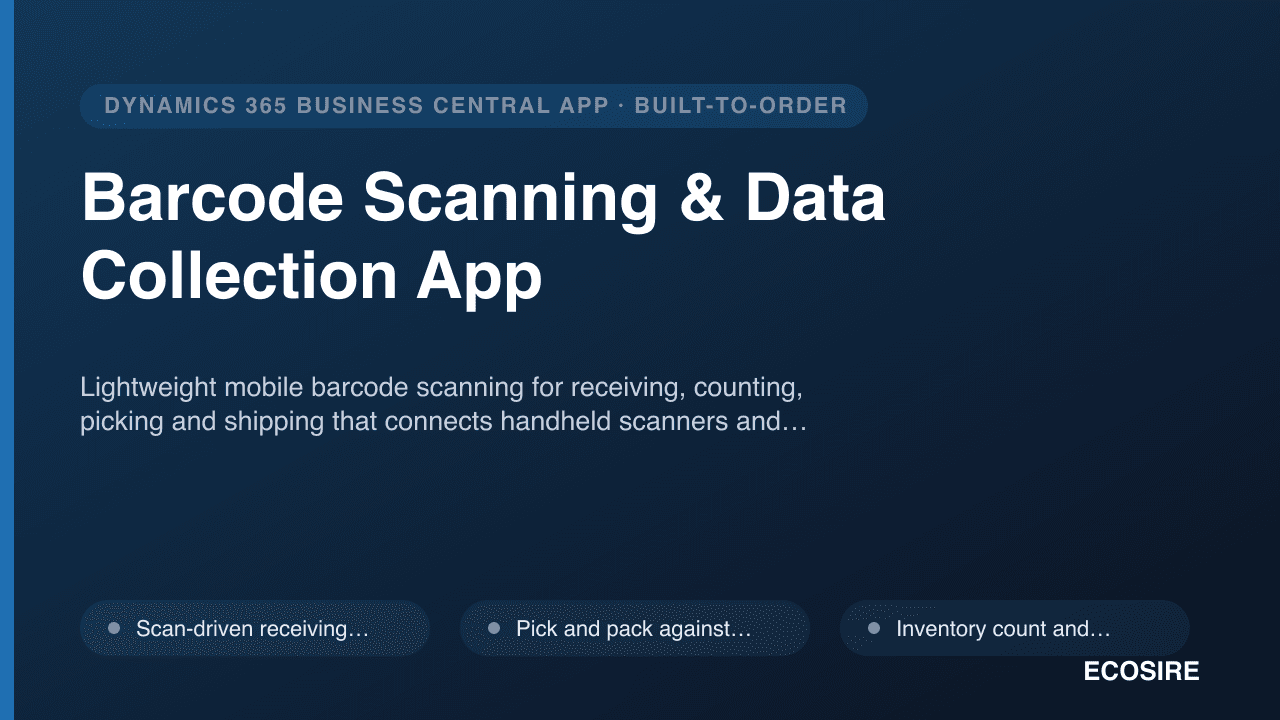 Barcode Scanning & Data Collection App