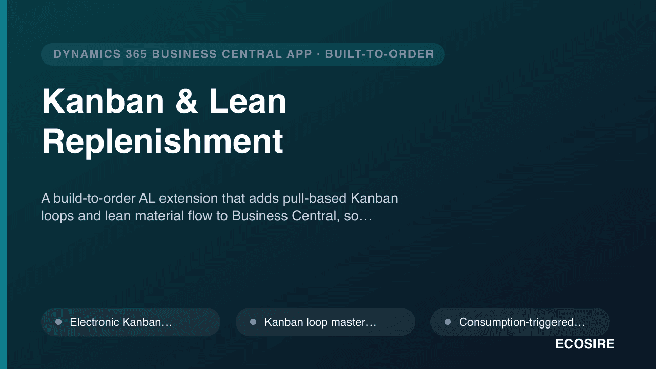 Kanban & Lean Replenishment