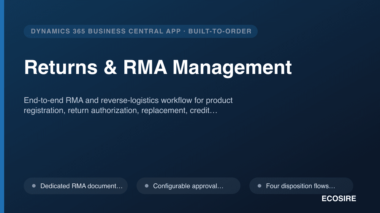 Returns & RMA Management