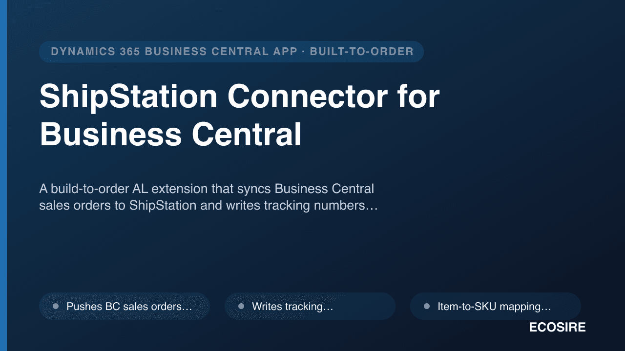 ShipStation Connector for Business Central