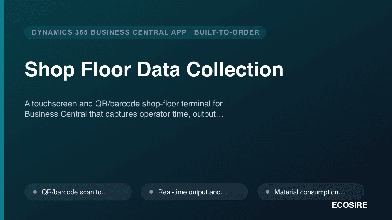 Shop Floor Data Collection