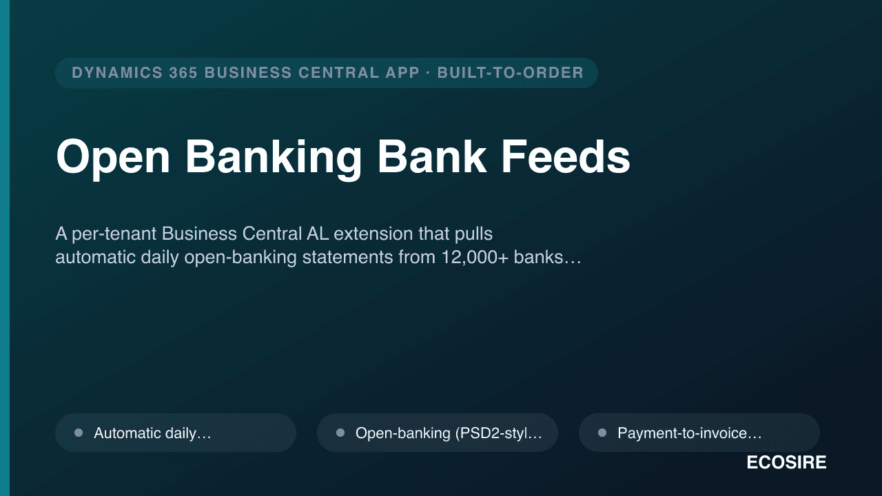 Open Banking Bank Feeds