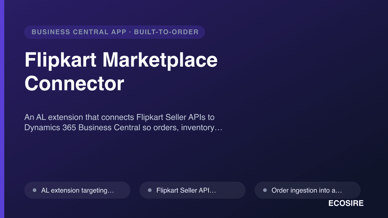 Flipkart Marketplace Connector
